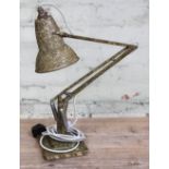 A Herbert Terry & Sons Anglepoise lamp in marble finish.