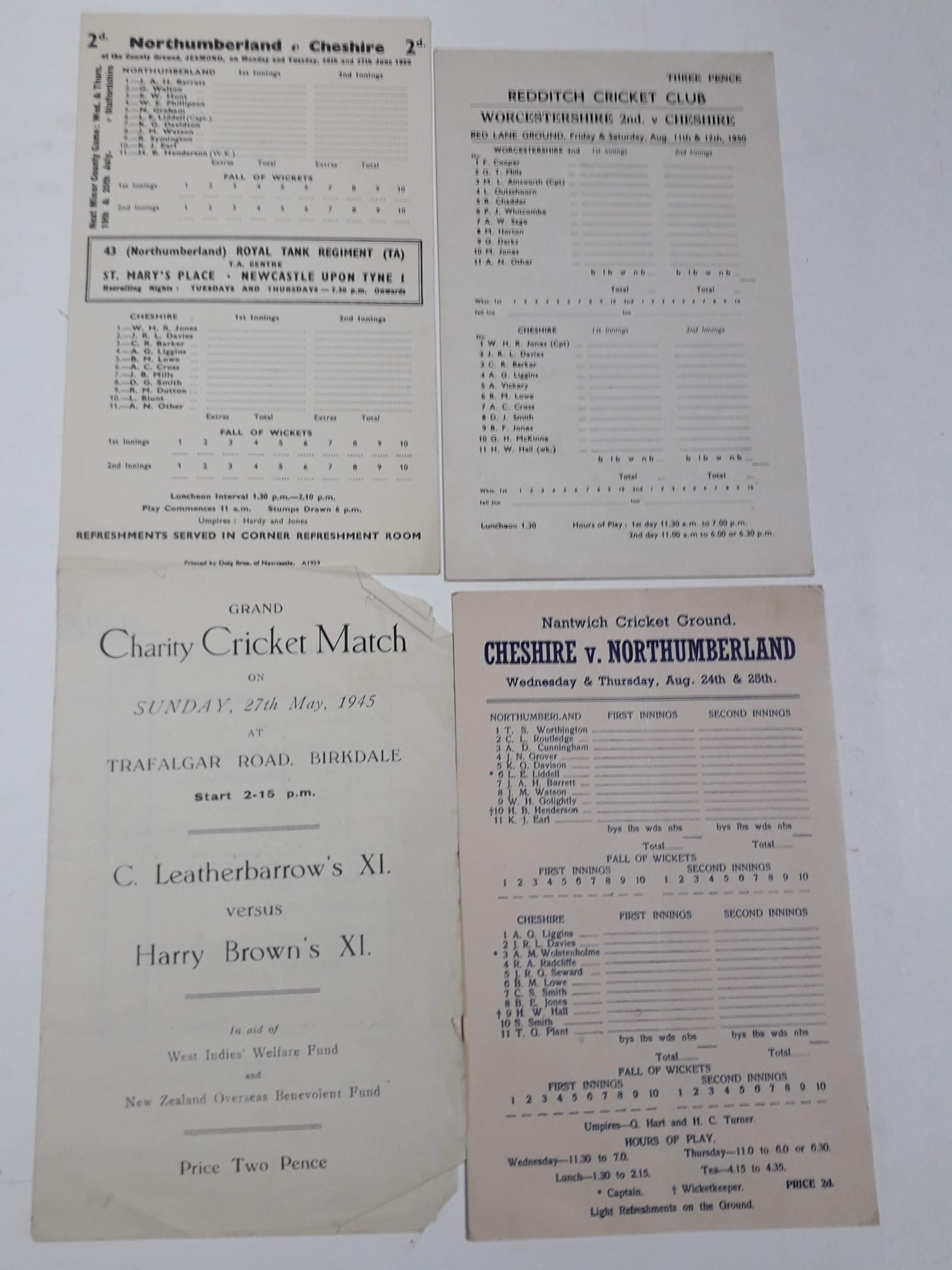 A quantity of cricket and football ephemera including s 25 page scrap book album comprising mainly - Image 5 of 14