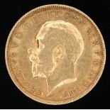 George V 1911 half sovereign.
