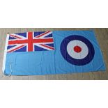An RAF Ensign flag by Porter Bros Liverpool, dated 1994, 180cm x 90cm.