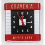 A Smiths Sectric Craven 'A' Never Vary wall clock, 33cm x 36.5cm.