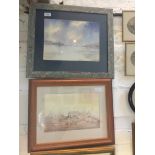 John Thorne, two contemporary watercolours, signed lower right and dated (19)'89, 20cm x 30cm & 25cm