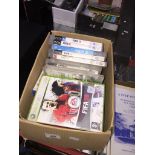 A box of playstation and xbox games Live bidding available via our website, if you require P&P