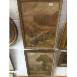 G. Alexander, a pair of landscape watercolours, both signed lower left, 48cm x 33cm, framed and