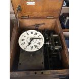 A Gledhill Brook time recorder (clocking in machine) Live bidding available via our website, if