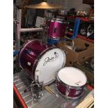 A Jasmine child's drum set. Live bidding available via our website, if you require P&P please read