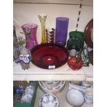 Quantity of art glass Live bidding available via our website, if you require P&P please read