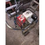 A petrol generator on a trolley Live bidding available via our website, if you require P&P please