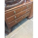 A mahogany dressing table chest Live bidding available via our website, if you require P&P please