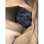 A bag of rope Live bidding available via our website, if you require P&P please read important
