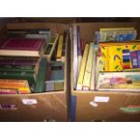 2 boxes of books Live bidding available via our website, if you require P&P please read important