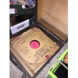 A box of 78s Live bidding available via our website, if you require P&P please read important