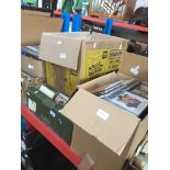 Six boxes of CDs Live bidding available via our website, if you require P&P please read important