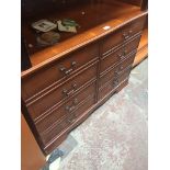 A yew wood 2 door cabinet Live bidding available via our website, if you require P&P please read