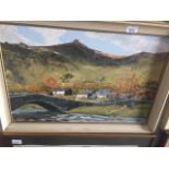 Sheila Hersey, 'Grange, Borrowdale', signed lower right, 39cm x 59cm, framed. Live bidding available