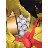 A bag of golf balls Live bidding available via our website, if you require P&P please read important