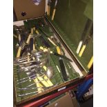 A canteen of cutlery Live bidding available via our website, if you require P&P please read