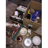 3 boxes of mixed items - pottery, kitcheware, glasasware etc Live bidding available via our website,