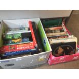 2 boxes of books - Atlases, gardening, Faberge etc. Live bidding available via our website, if you