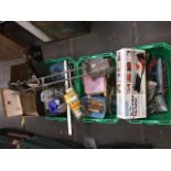 4 boxes of tools etc Live bidding available via our website, if you require P&P please read