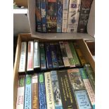 2 boxes of VHS video tapes Live bidding available via our website, if you require P&P please read