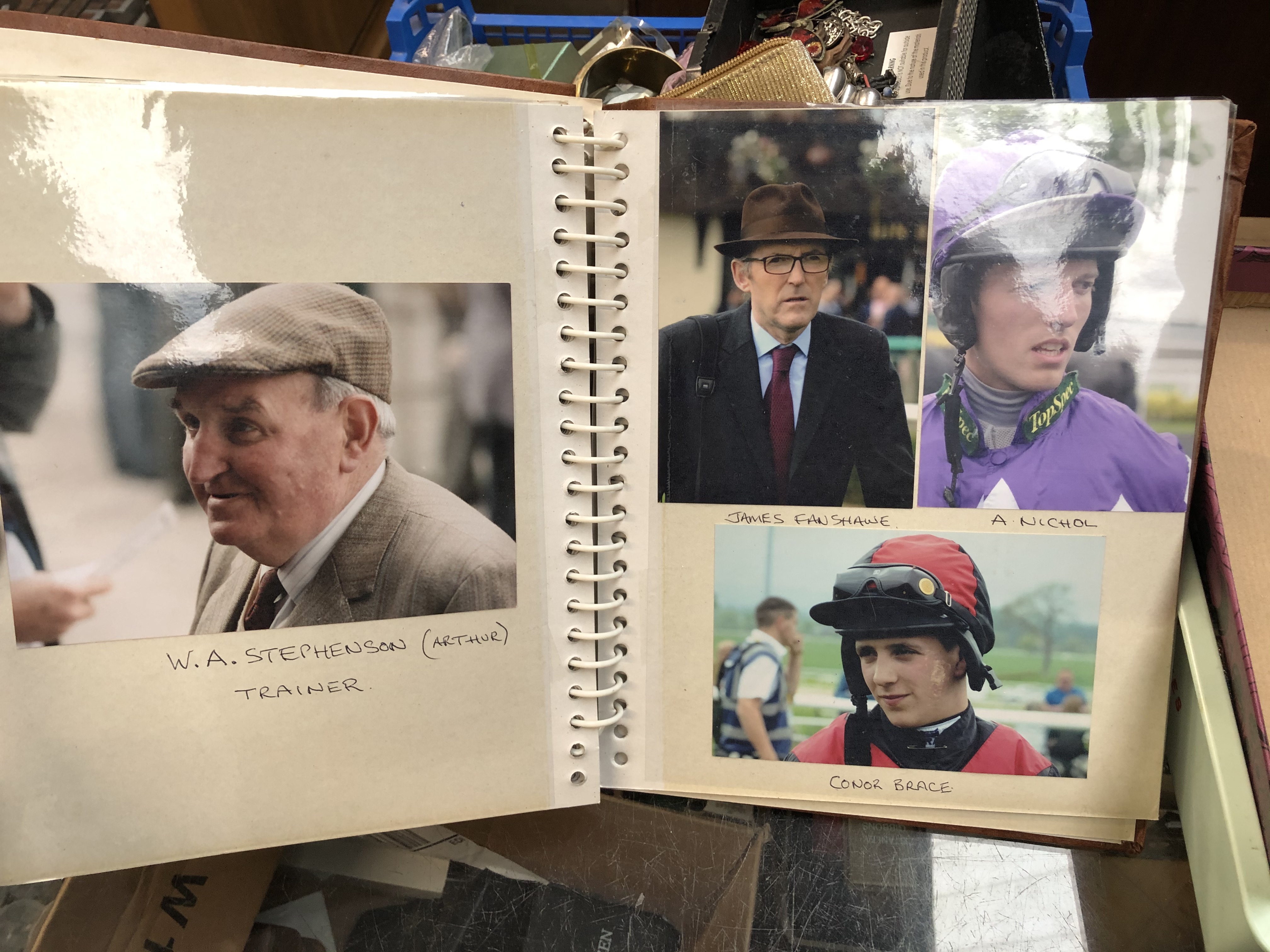 An album containing horse racing memorabilia Live bidding available via our website, if you - Image 10 of 11