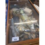 Display case of costume jewellery and bric a brac Live bidding available via our website, if you