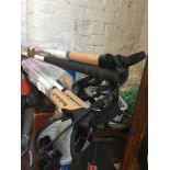 A bundle of walking sticks, walking poles and litter pickers. Live bidding available via our