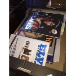 A box of Elvis books Live bidding available via our website, if you require P&P please read