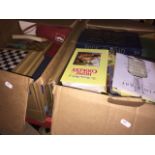 2 boxes of books, etc. Live bidding available via our website, if you require P&P please read