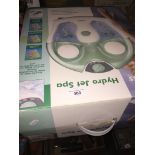 A boxed Babyliss foot spa Live bidding available via our website, if you require P&P please read