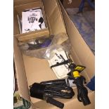A box of small welding equipment Live bidding available via our website, if you require P&P please