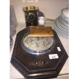 Barometer, clock etc. Live bidding available via our website, if you require P&P please read