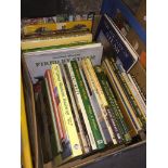 A box of books - railway interest Live bidding available via our website, if you require P&P