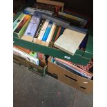 3 boxes of books. Live bidding available via our website, if you require P&P please read important