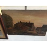 Early 20th century school, oil on canvas, 'Hurstwood Hall, Burnley', indistinctly signed and dated