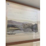 David Harrison, lakeland landscape scene, watercolour, signed lower right, 34cm x 44cm, framed and
