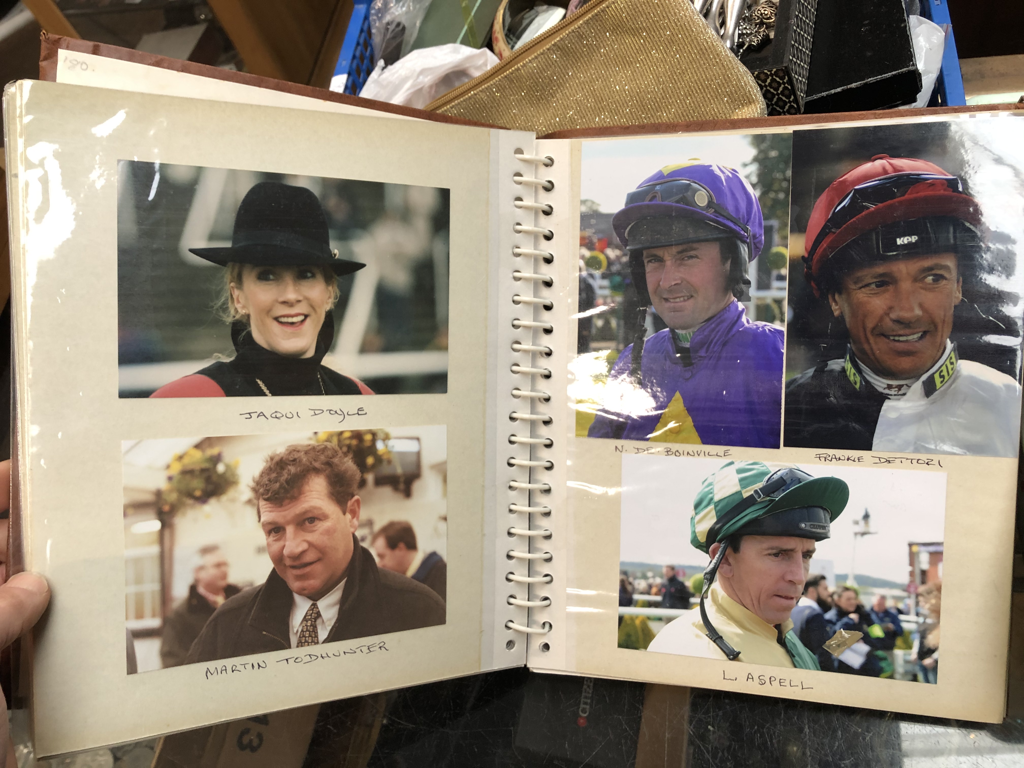 An album containing horse racing memorabilia Live bidding available via our website, if you - Image 8 of 11