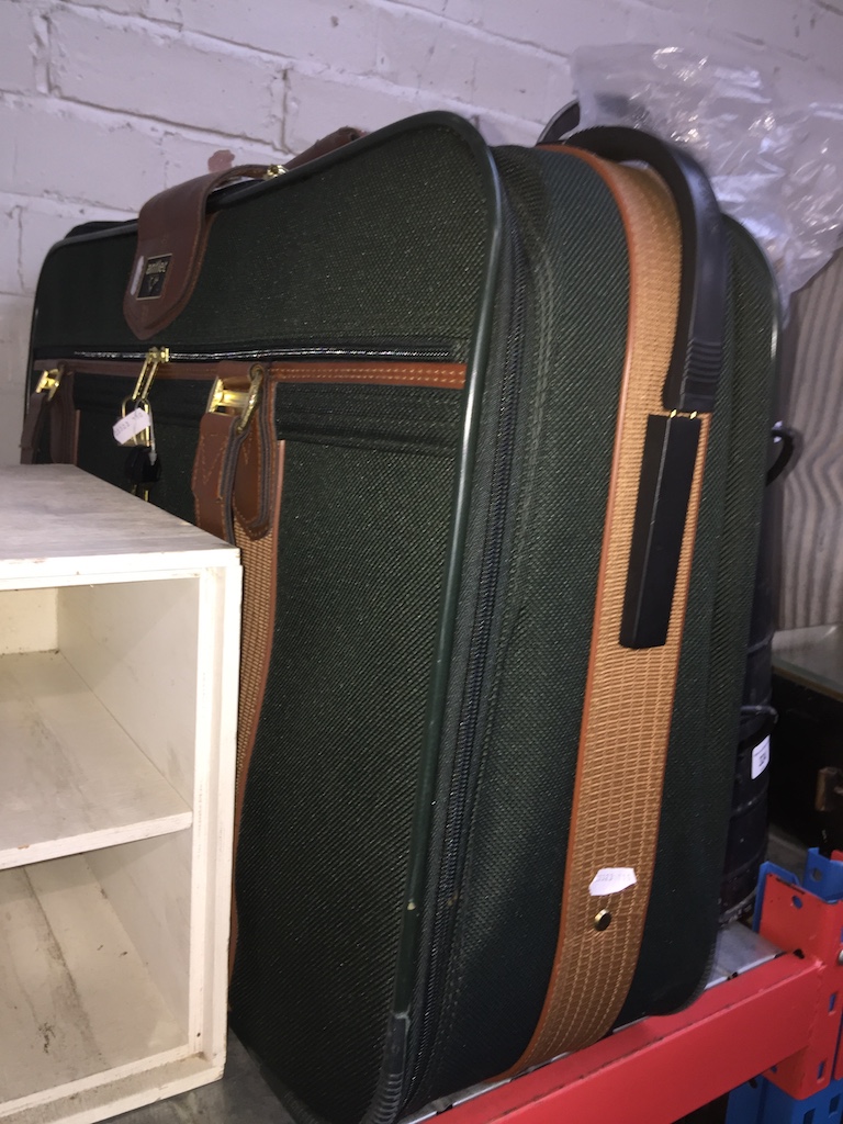 Antler suitcase and two holdalls Live bidding available via our website, if you require P&P please