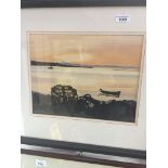 Gillian Goodheir DA (Scottish b 1949), 'Sunrise at Craighouse - Jura', gouache, signed and dated (