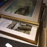 A box of pictures and prints Live bidding available via our website, if you require P&P please