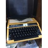 A Silver Reed Silverette portable typewriter Live bidding available via our website, if you