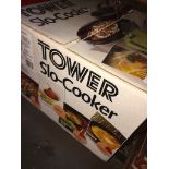 A Tower slow cooker. Live bidding available via our website, if you require P&P please read