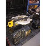 A cased DeWalt skill saw Live bidding available via our website, if you require P&P please read
