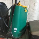 A garden sprayer Live bidding available via our website, if you require P&P please read important