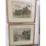 James Lees Bilbie (1860-1946), Ludlow, a pair of watercolours on card, both signed lower left and