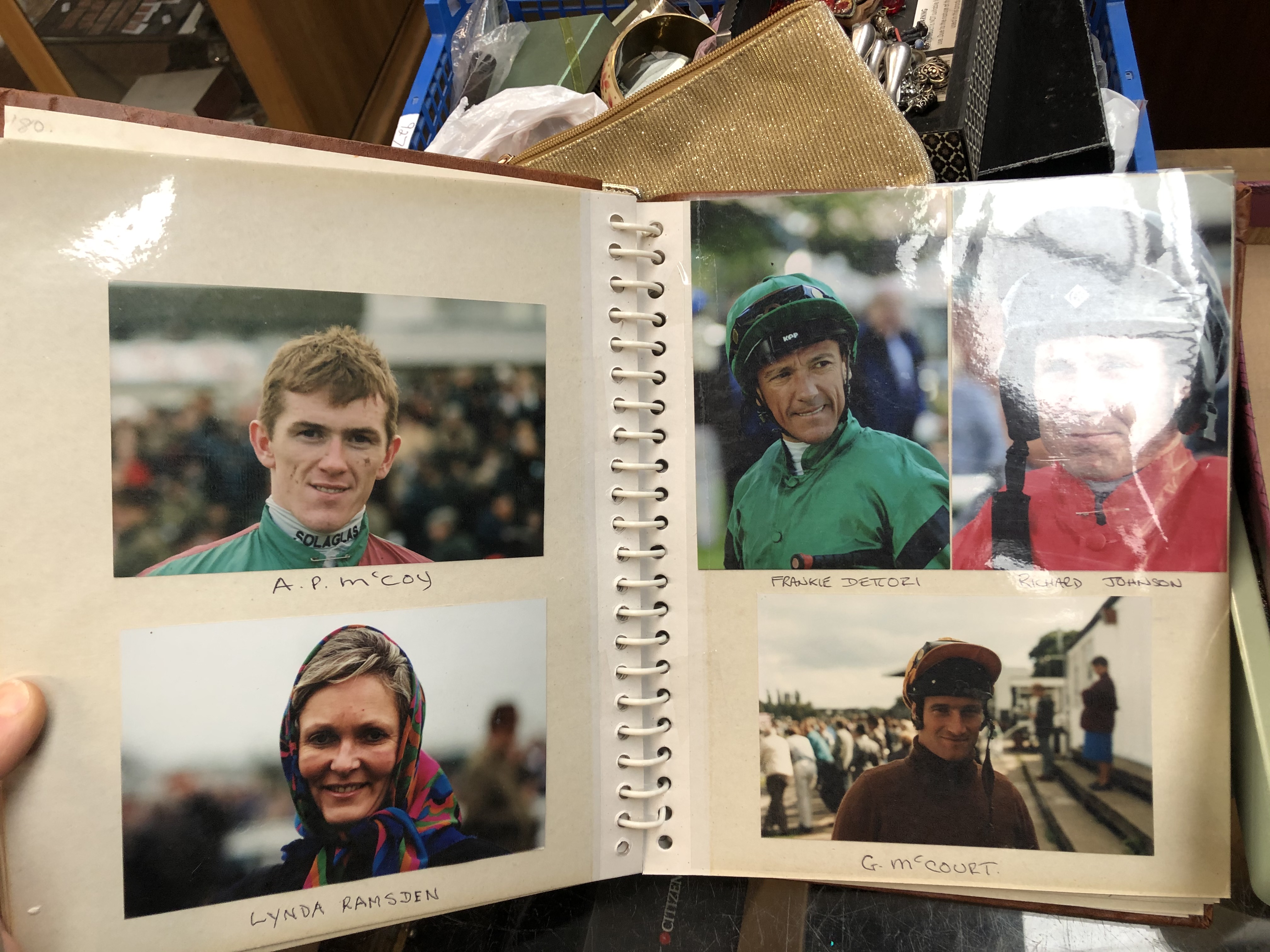 An album containing horse racing memorabilia Live bidding available via our website, if you - Image 9 of 11