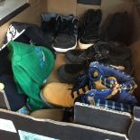 Children's shoes to include Wrangler, Nike and baseball hats Live bidding available via our website,