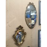 Two mirrors Live bidding available via our website, if you require P&P please read important