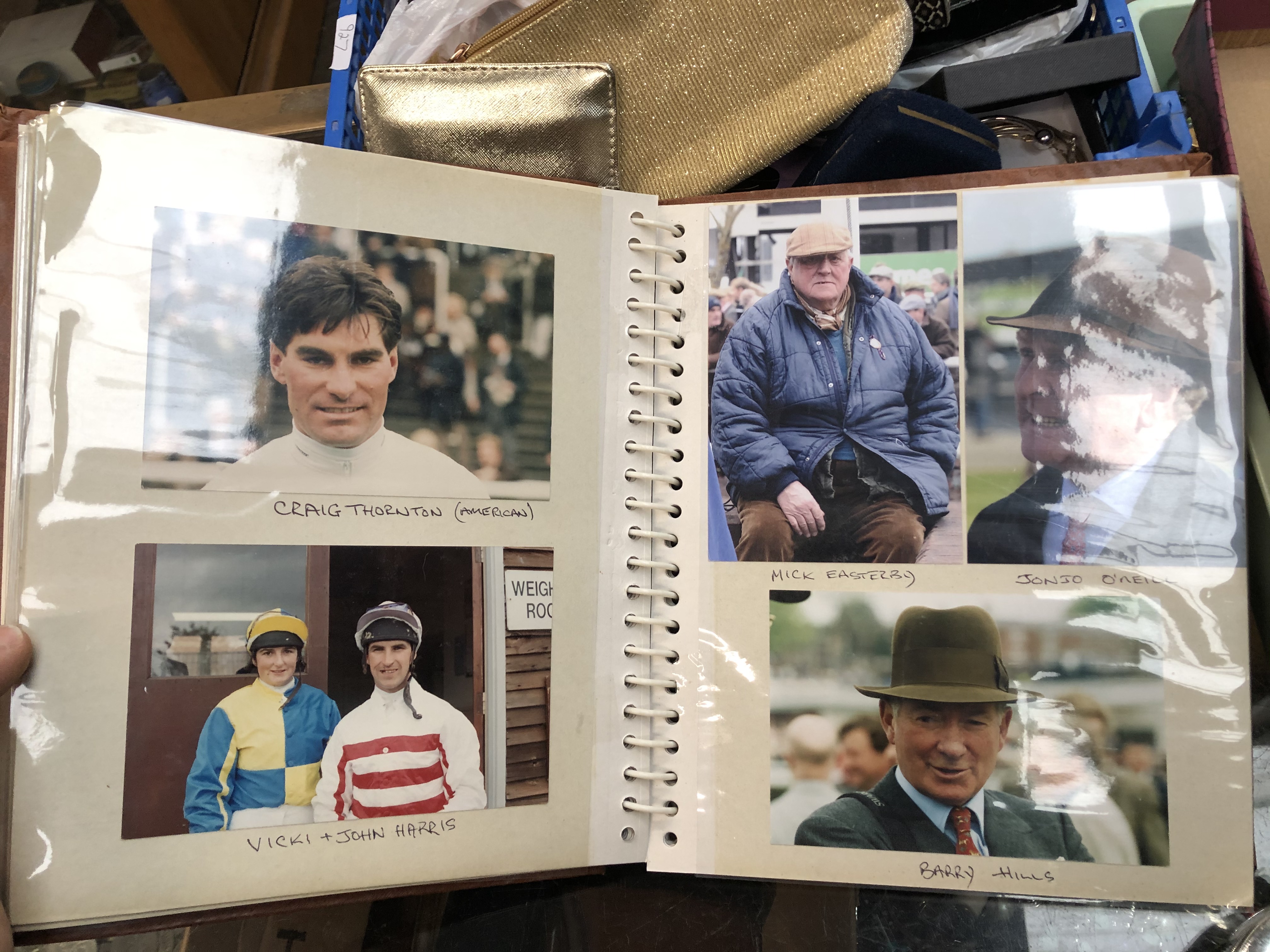 An album containing horse racing memorabilia Live bidding available via our website, if you - Image 6 of 11